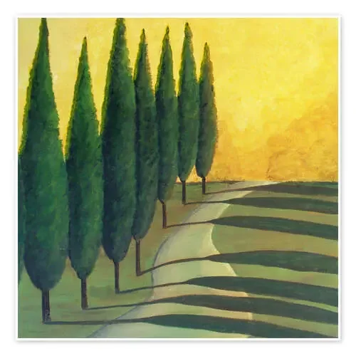 Cypress Trees of Tuscany de Herb Dickinson