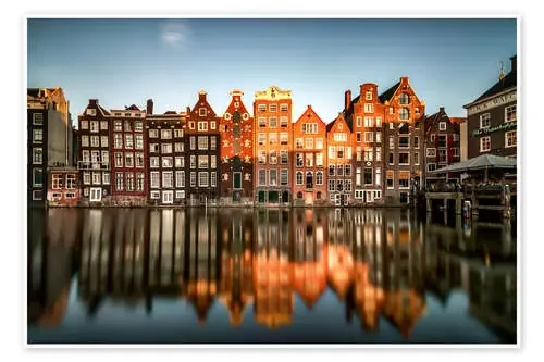 Damrak Amsterdam houses, Netherlands de Sören Bartosch