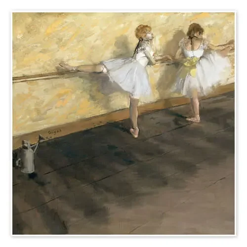 Dancers at the ballet bar de Edgar Degas Master Collection