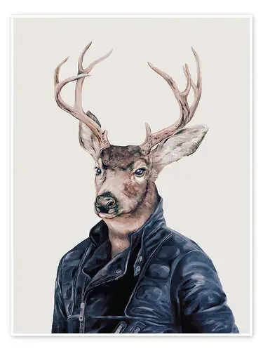 Deer with jacket de Animal Crew