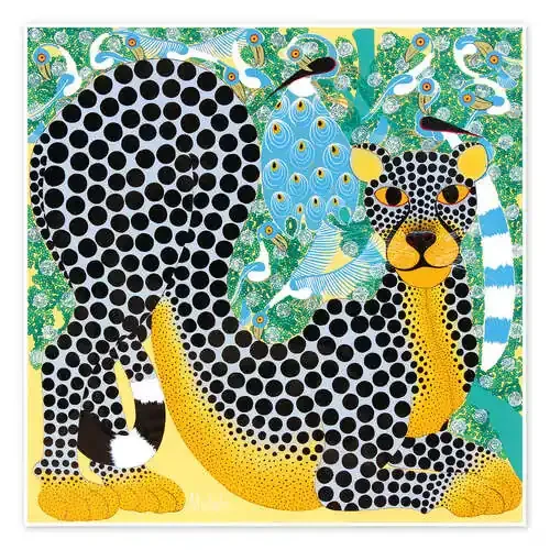 Delicate Leopard de Mustapha Tanzania Art & Licensing