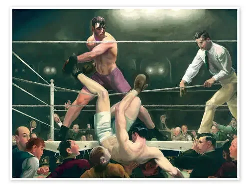 Dempsey and Firpo de George Wesley Bellows Master Collection