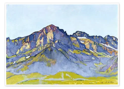 Dents Blanches near Champéry de Ferdinand Hodler ARTOTHEK