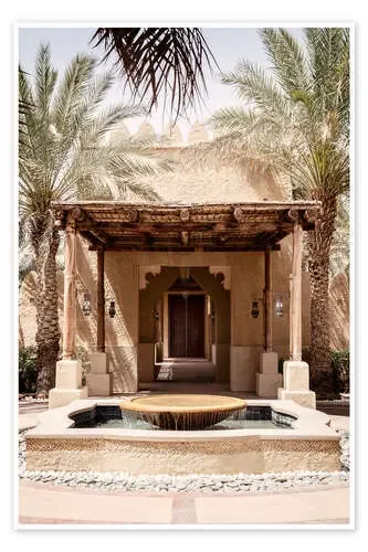 Desert Home – Between Two Palm Trees de Philippe HUGONNARD