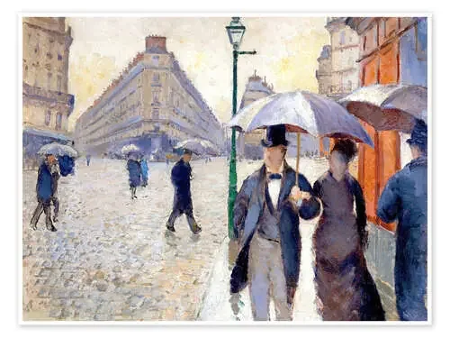 Día lluvioso en París de Gustave Caillebotte akg-images
