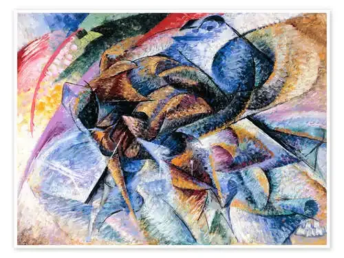 Dinámica de una bicicleta de carreras de Umberto Boccioni Bridgeman Images