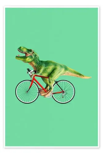 Dino Rex en bici de Jonas Loose