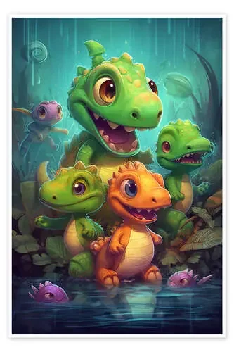 Dinosaur Friends de Michael artefacti