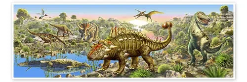 Dinosaur panorama de Adrian Chesterman MGL Licensing