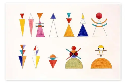 Diseños de una exposición, números de Wassily Kandinsky Master Collection