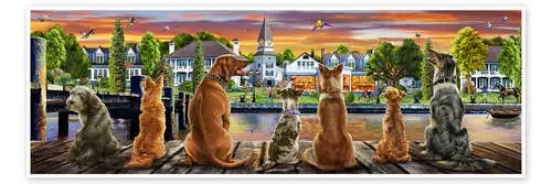 Dogs on the Quay (Variant 1) de Adrian Chesterman MGL Licensing