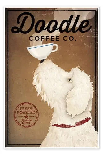 Doodle Coffee de Ryan Fowler Wild Apple Graphics