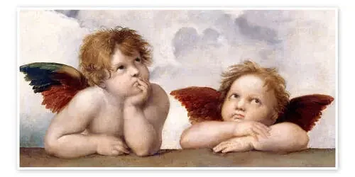 Dos ángeles (detalle) de Raffael Master Collection