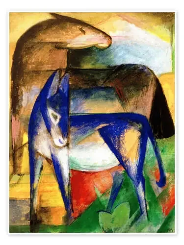 Dos burros azules de Franz Marc akg-images