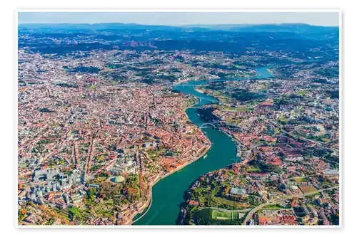 Douro river in Porto from above de HADYPHOTO