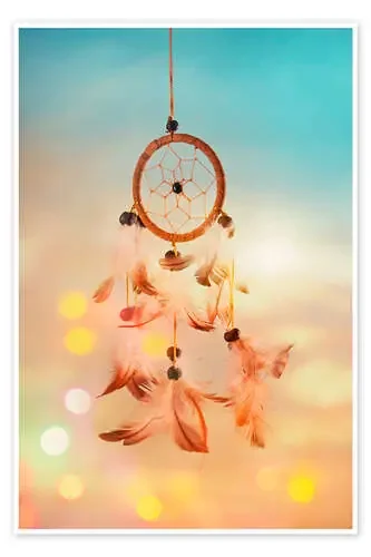 Dream catcher and abstract bokeh background de Elena Schweitzer