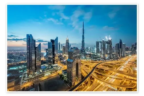 Dubai City lights de Dieter Meyrl