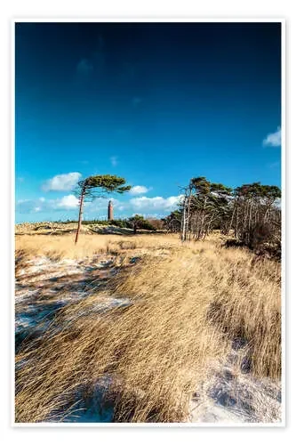 Dunes and Lighthouse at the Baltic Sea de Sascha Kilmer