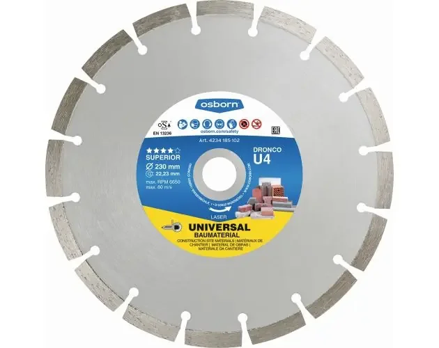 Economico Dronco-u4-400-disco de diamante superior u4 universal obra (antes lt46) ø | Brico Depôt
