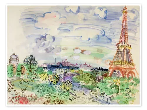 Eiffel Tower, 1935 de Raoul Dufy Bridgeman Images