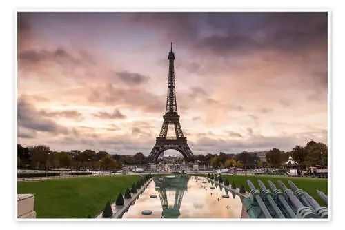 Eiffel Tower at sunset, Paris II de Matteo Colombo