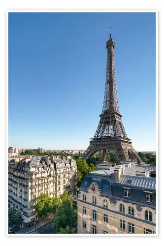 Eiffel Tower in Paris, France de Jan Christopher Becke