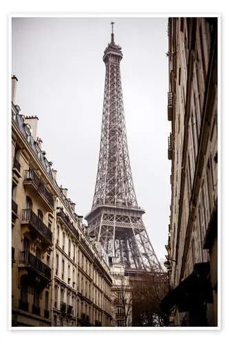 Eiffel Tower on a rainy day, Paris Editors Choice