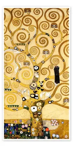 El árbol de la vida (Parte central) de Gustav Klimt Master Collection
