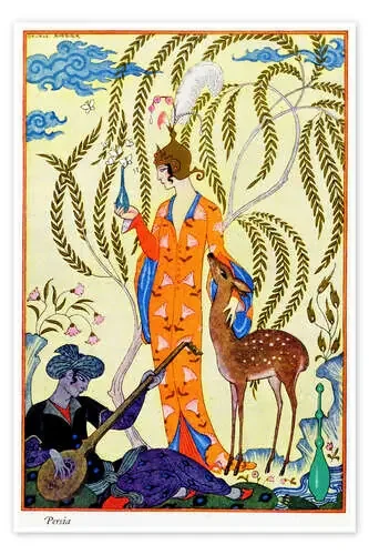 El arte del perfume, 1912. de Georges Barbier Bridgeman Images