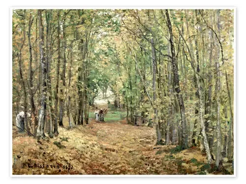 El bosque de Marly de Camille Pissarro Master Collection