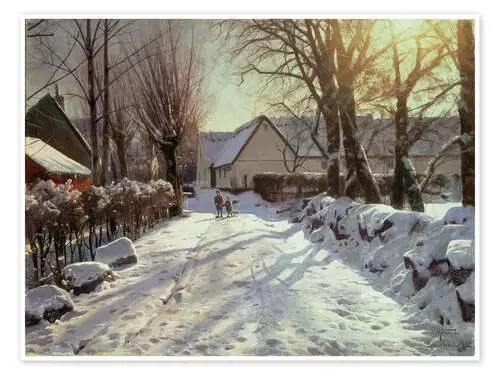 El camino a casa, 1923. de Peder Mørk Mønsted Bridgeman Images
