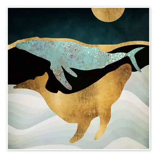 El canto de las ballenas. de SpaceFrog Designs
