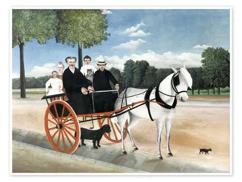 El carruaje de Père Junier. de Henri Rousseau Master Collection
