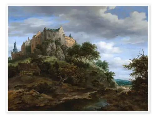 El castillo Bentheim de Jacob Isaacksz van Ruisdael Master Collection