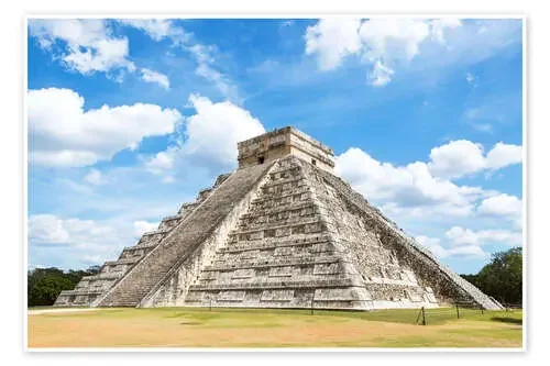 El Castillo pyramid, Chichen Itza maya ruins, Mexico de Matteo Colombo