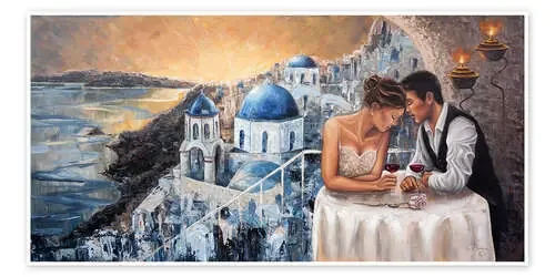 El cielo en la tierra, Santorini de Isabella Karolewicz