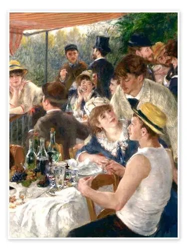 El desayuno de los barqueros (Detalle) de Pierre-Auguste Renoir Master Collection