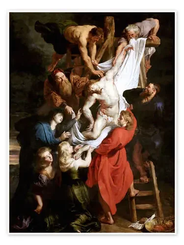 El descendimiento de la cruz de Peter Paul Rubens Master Collection