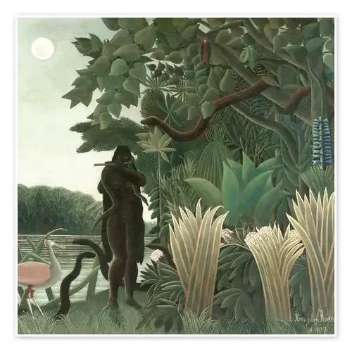El encantador de serpientes de Henri Rousseau Master Collection