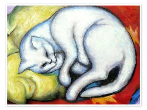 El gato blanco de Franz Marc Master Collection