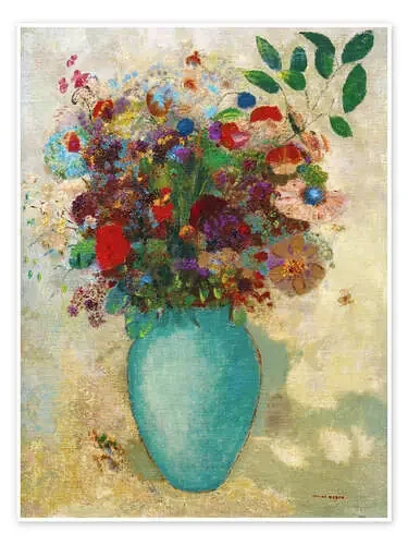 El gran jarrón turquesa de Odilon Redon akg-images