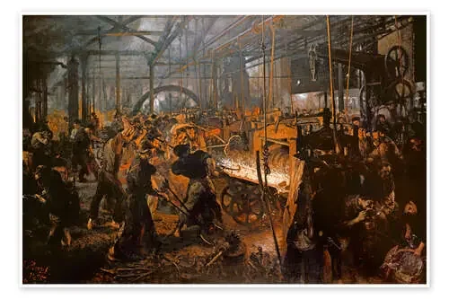 El herrero de Adolph von Menzel Bridgeman Images