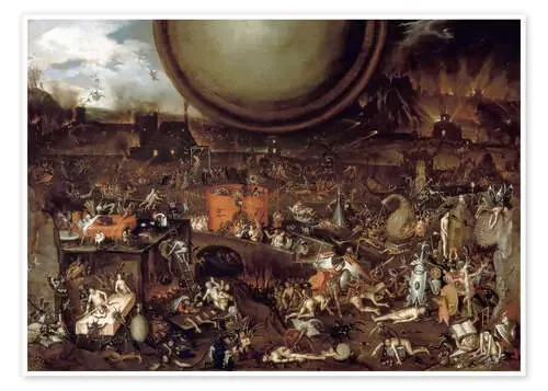 El infierno, 1500 de Hieronymus Bosch akg-images