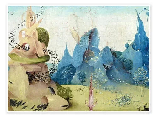 El jardín de las delicias – El jardín del Edén (detalle) II de Hieronymus Bosch Master Collection