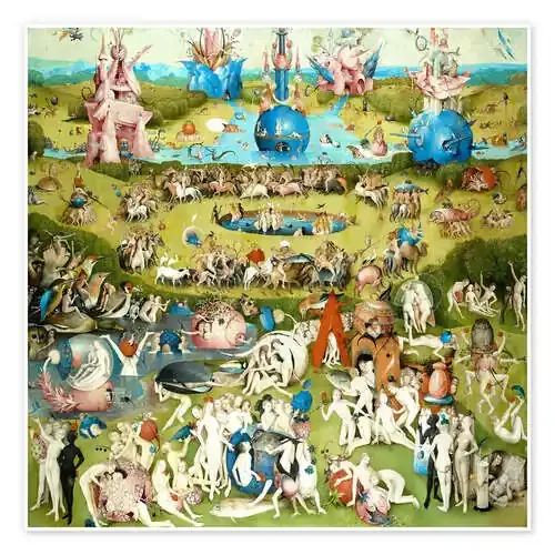 El jardín de las delicias – La Tierra tras el Diluvio Universal de Hieronymus Bosch Master Collection