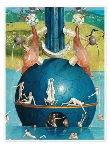El jardín de las delicias – La Tierra tras el Diluvio Universal (detalle) VI de Hieronymus Bosch Master Collection