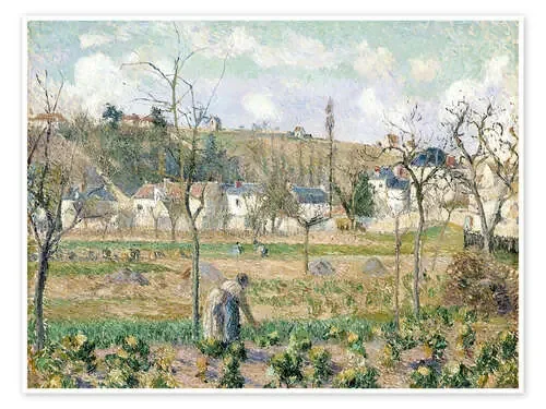 El jardín de Maubuisson de Camille Pissarro Master Collection