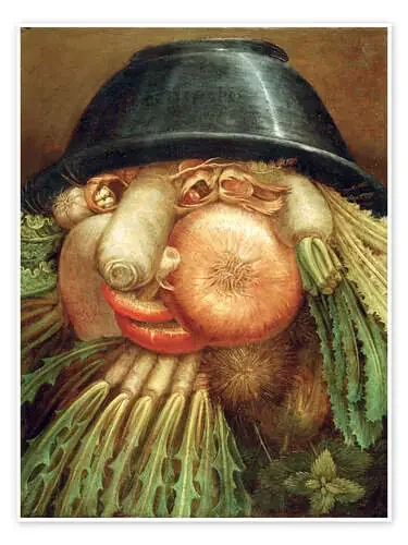 El jardinero de verduras de Giuseppe Arcimboldo akg-images
