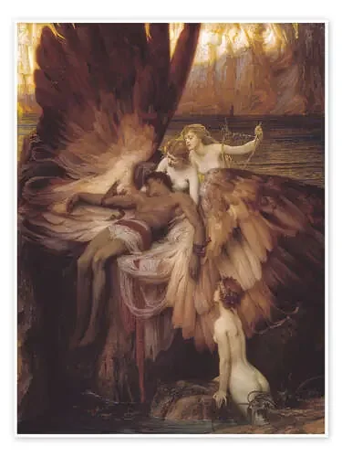 El lamento por Ícaro de Herbert James Draper Master Collection