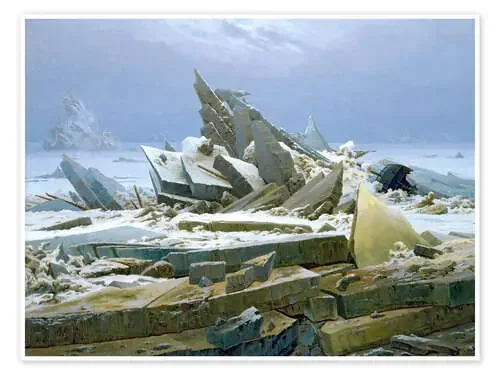 El mar de hielo de Caspar David Friedrich Bridgeman Images